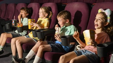 Kids Enjoying a movie at Broadway Cinema