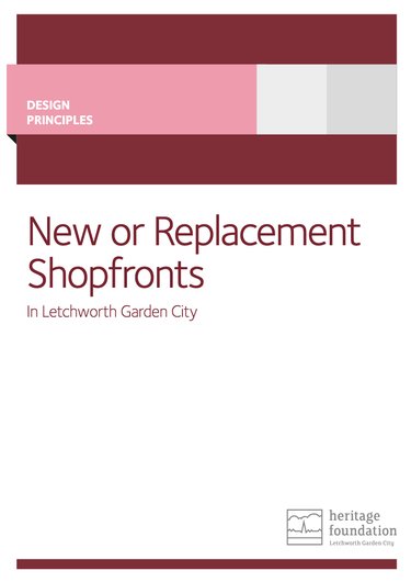 Design Principles for Shopfront Changes