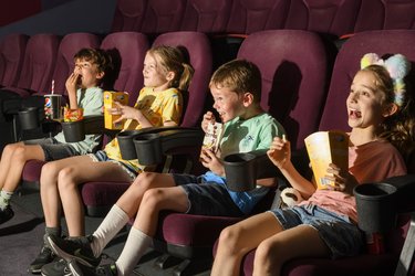 Kids Enjoying a movie at Broadway Cinema