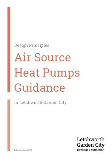 Cover of Air Source Heat Pumps Guidance