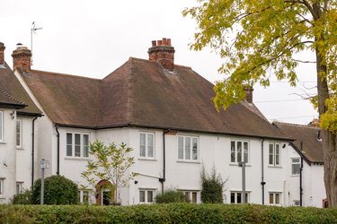 A row of houses in Letchworth