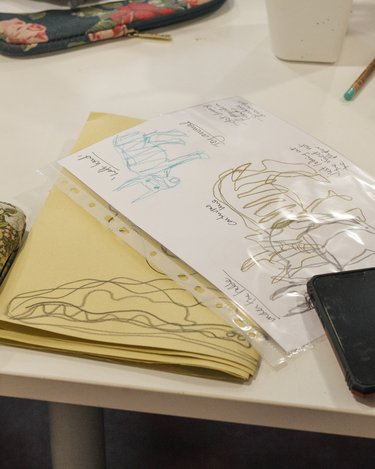 Animal illustrations worked on as part of the exchange.